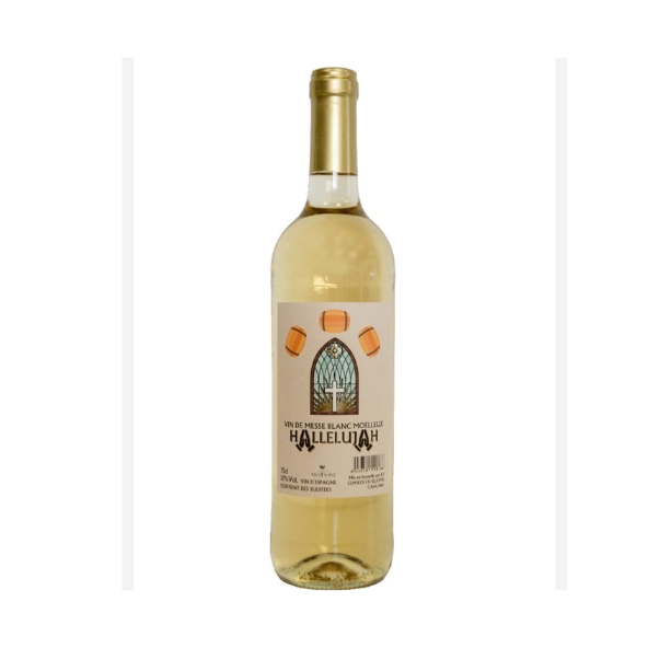 Hallelujah Vin de Messe Blanc Moelleux
